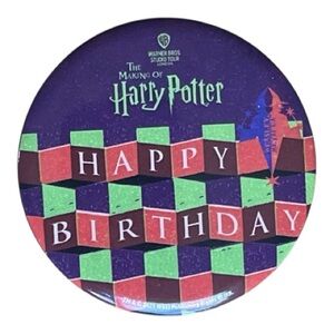 Harry Potter Happy Birthday Pin– Free Gift Exclusive– Studio Tour London & Tokyo